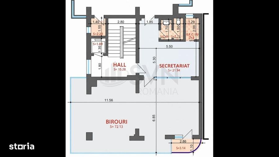 Spațiu comercial, de 109 mp, în Central