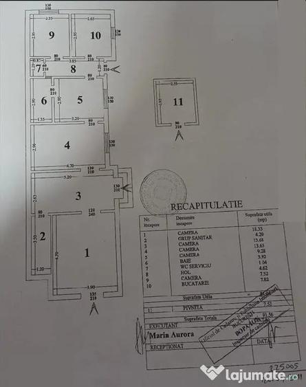 Apartament cu 3 camere decomandat în Calea Călărașilor