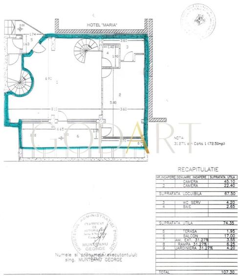 Apartament cu 3 camere decomandat în Aviatorilor
