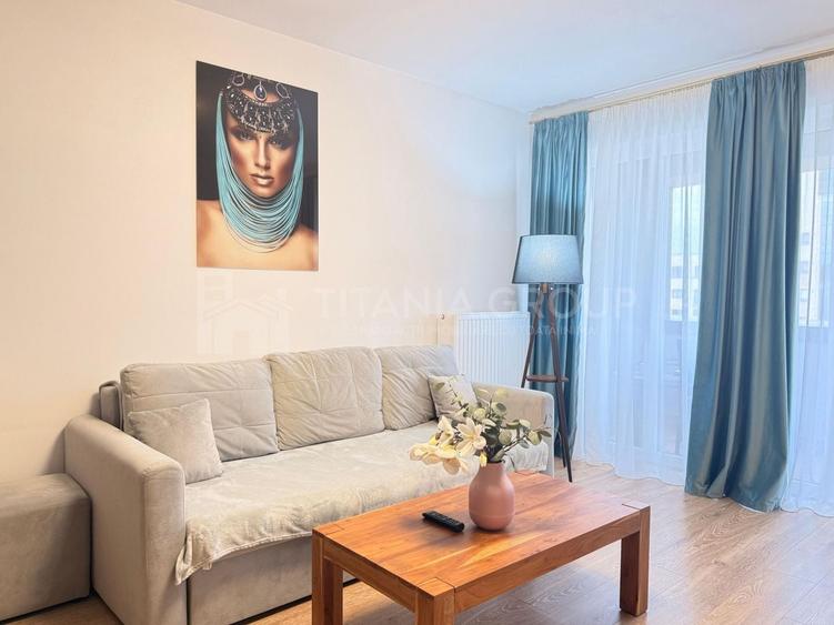 Apartament cu 2 camere decomandat, mobilat în Tractorul