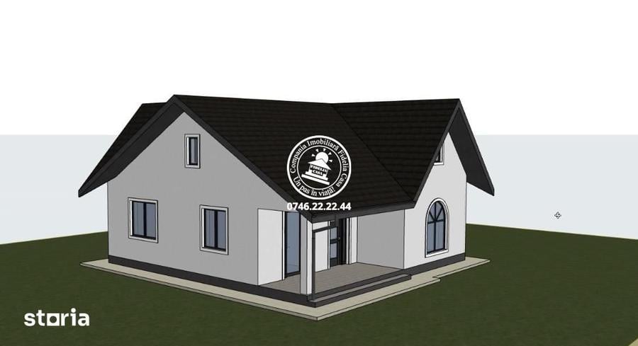 Casa cu 3 camere, 450mp teren, de vanzare in Valea Adanca - 2