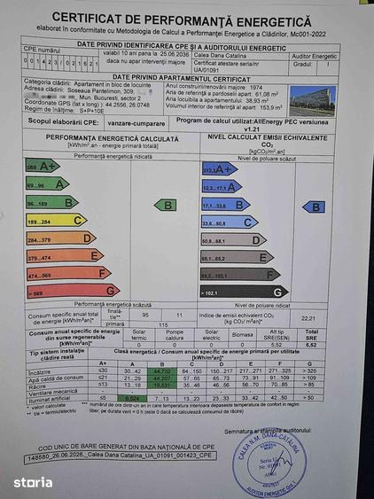 Apartament cu 3 camere în Pantelimon