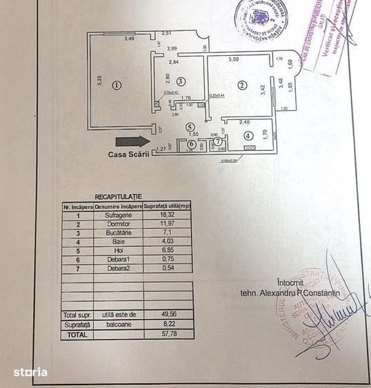 Apartament cu 2 camere decomandat în Siderurgiștilor