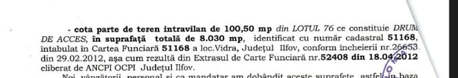 Teren Construcții intravilan de 400 mp, în Vidra