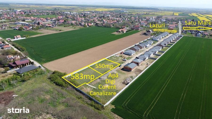 Teren de 583 mp, în Lazuri