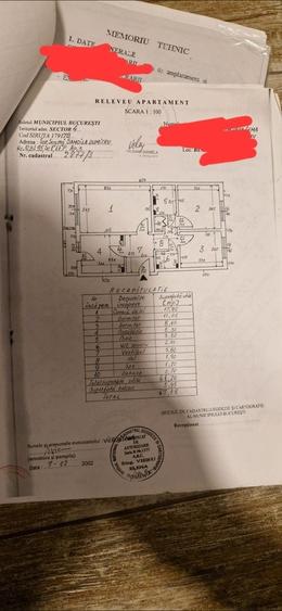 Apartament cu 3 camere decomandat în Berceni
