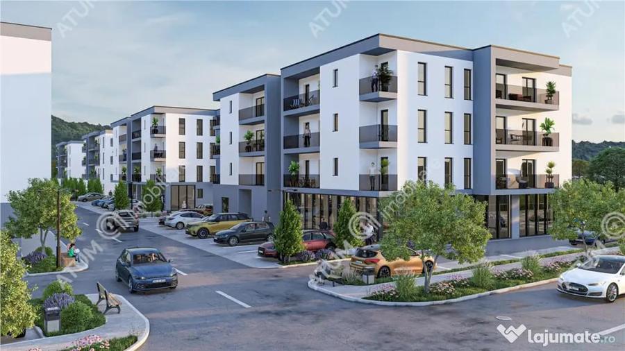 Apartament intabulat cu 3 camere finisat la cheie etaj 2 zon - 6