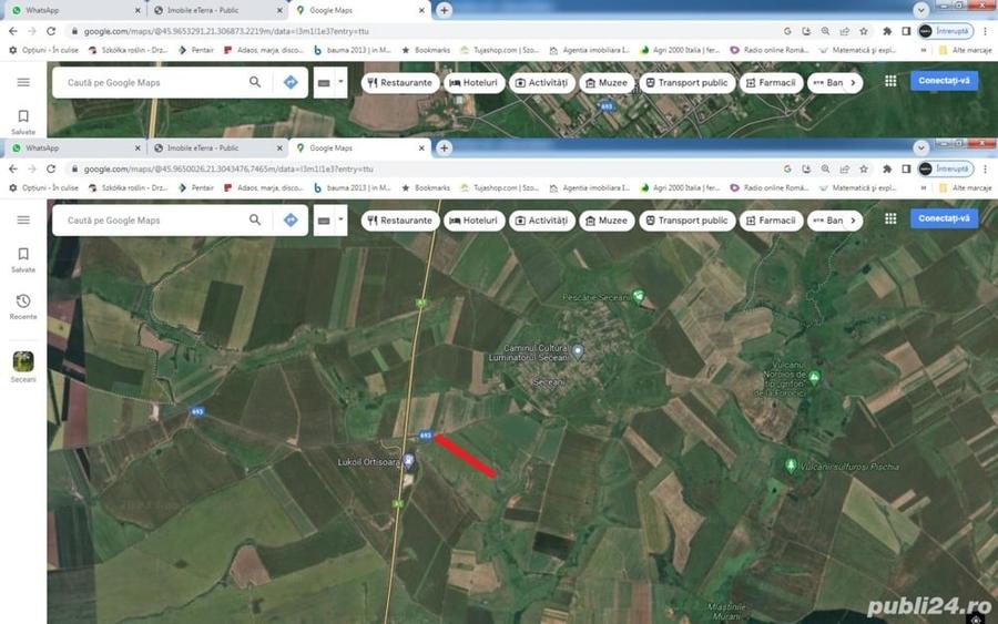 Teren de 50000 mp, în Seceani