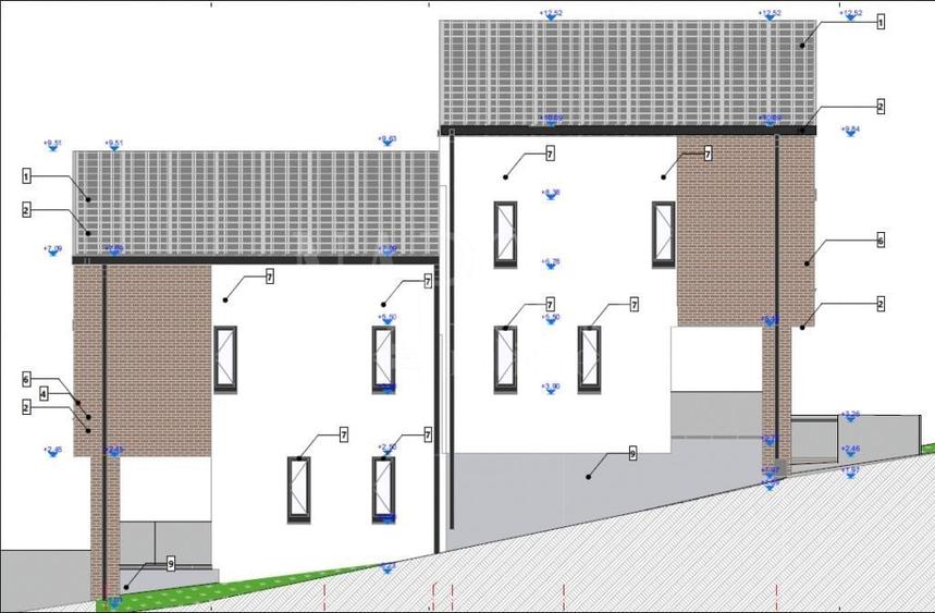 Duplex cu 4 camere cu Canalizare în Tăuți