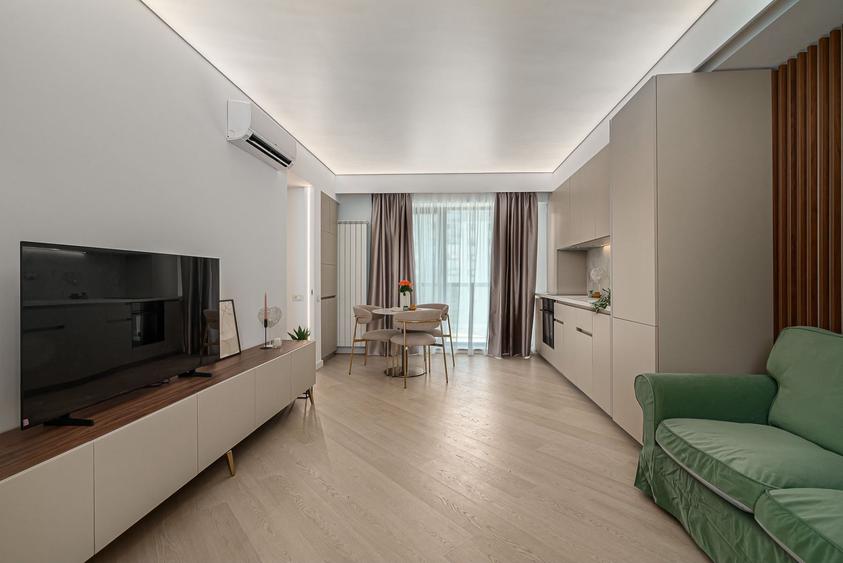 Apartament cu 2 camere semidecomandat, mobilat în Pipera — fotografia 1