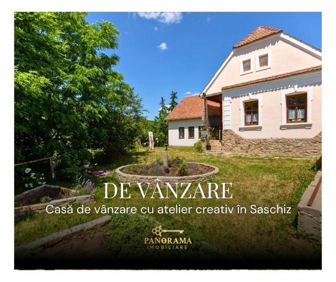 Casă individuală cu 4 camere cu Canalizare în Saschiz