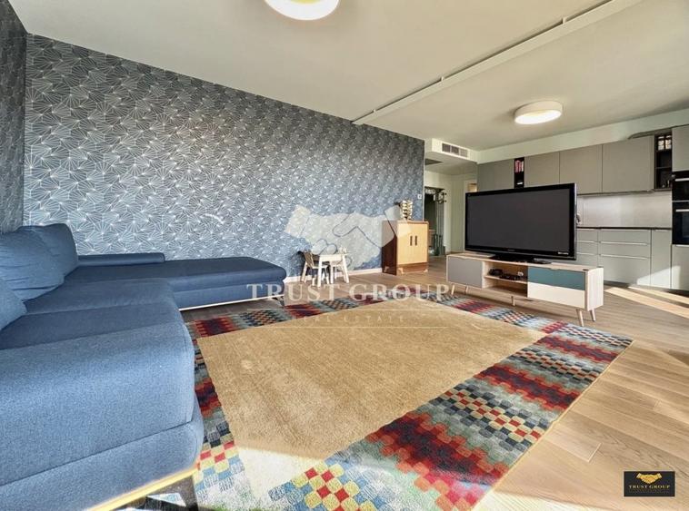 Apartament cu 3 camere decomandat, mobilat în Herăstrău