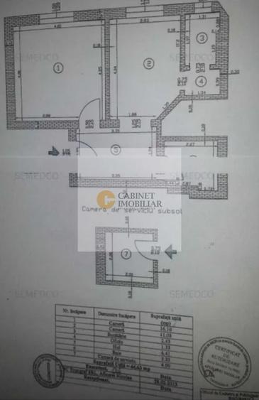Apartament cu 2 camere decomandat, mobilat în P-ța Sfinții Voievozi