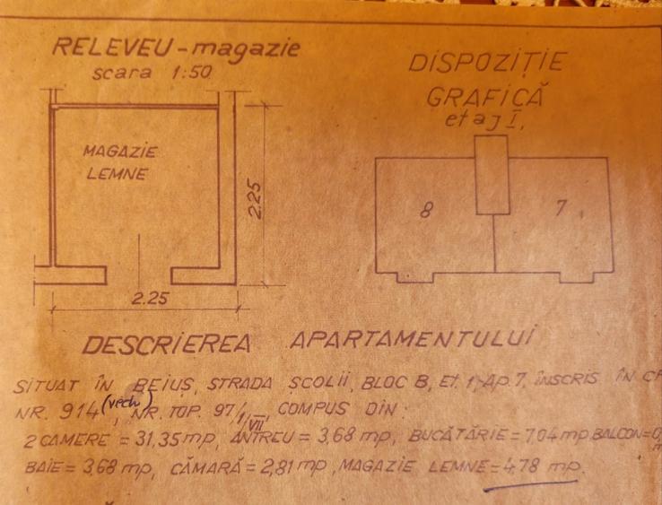 Apartament cu 2 camere decomandat în Central
