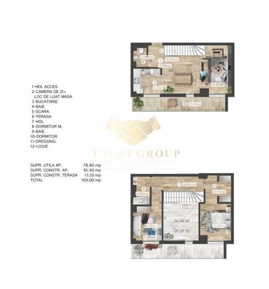 Apartament cu 3 camere decomandat în Aviației