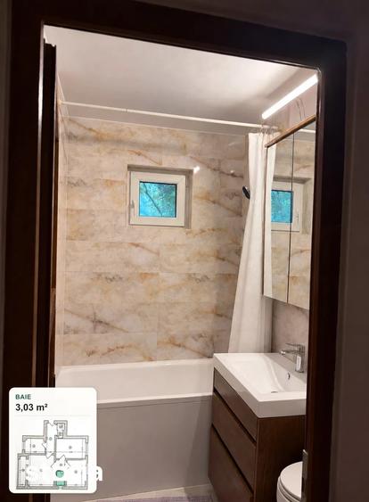Apartament cu 3 camere semidecomandat în Drumul Taberei