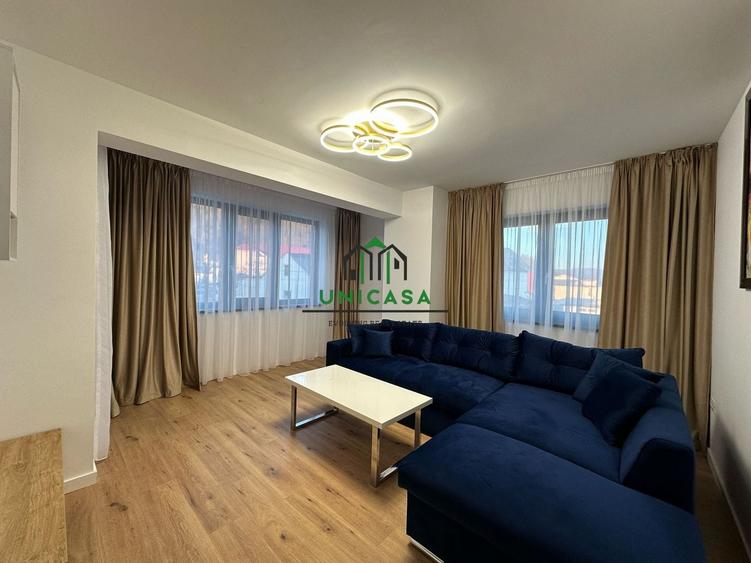 Apartament cu 2 camere decomandat, mobilat în Central