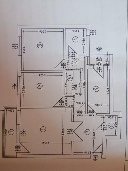 Apartament cu 3 camere decomandat în Central