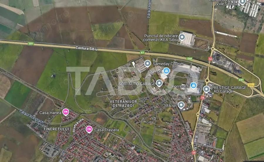 Teren de 6500 mp, în Veterani