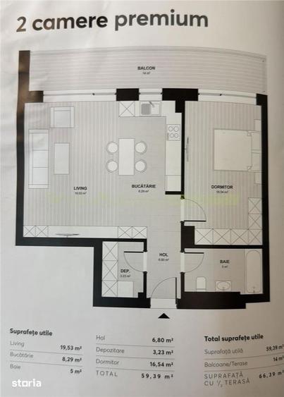 Apartament 2 camere | Prima inchiriere | Parcare | Coresi Kasper Braso - 11