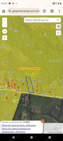 Teren de 1280 mp, în Predeal