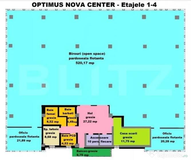 Spațiu comercial, de 643 mp, în Florești