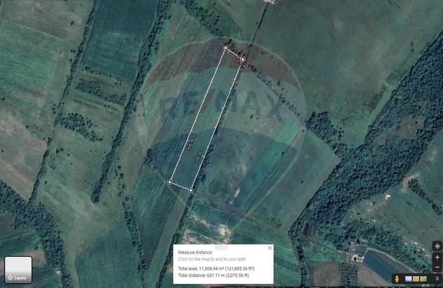Teren agricol extravilan de 11000 mp, în Satulung