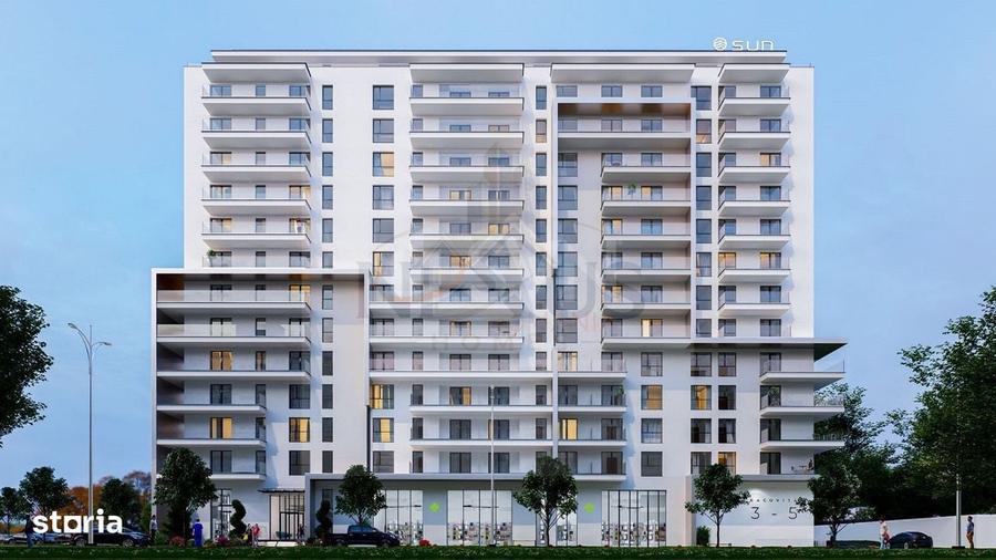 Garsoniera Moderna De Inchiriat | Sun Royal View | 450 /Luna - 3
