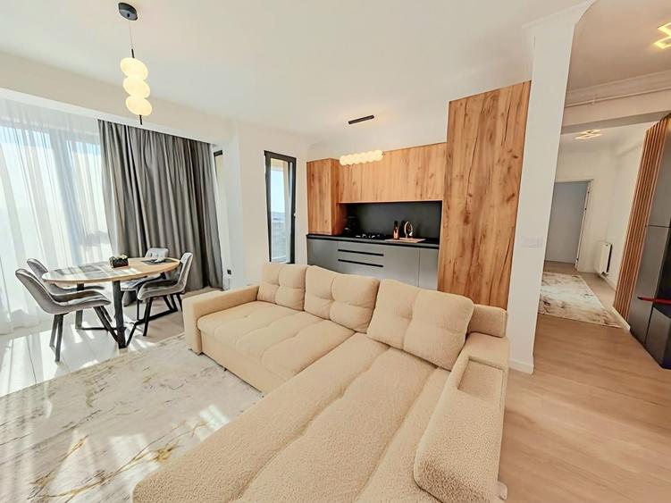 Apartament cu 3 camere decomandat, mobilat în Inel II
