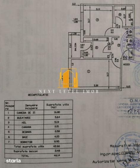 Apartament cu 2 camere decomandat în Trivale