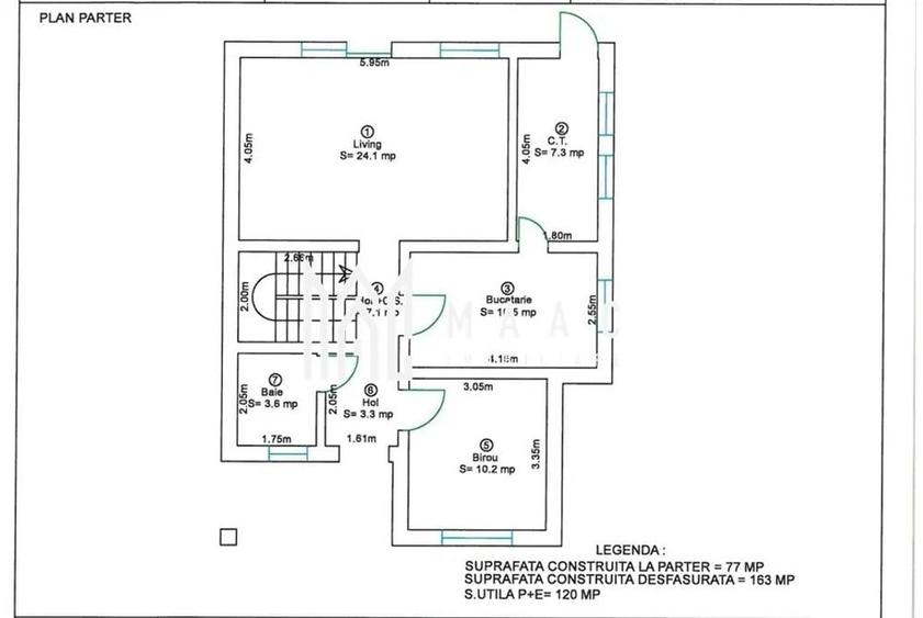 Casă individuală I 5 camere I 120 mpu I Curte 380 mp I Șura Mică - 8
