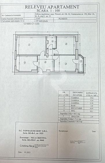 3 camere, Cantacuzino/Mos Craciun, vedere panoramica, etaj superior - 16