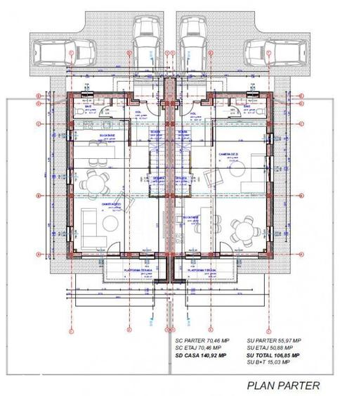 Casă cu 4 camere cu Teren 250 Mp în Baciu