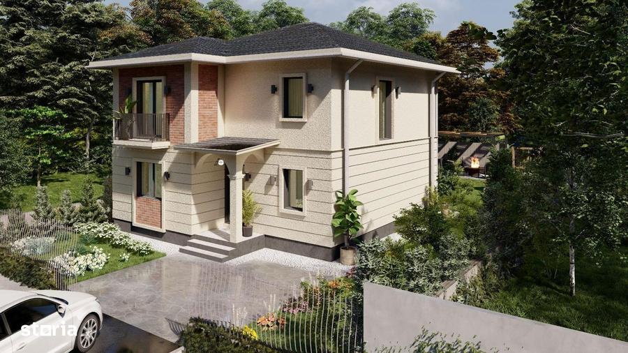 Casa noua cu 5 camere, curte 400 mp, siguranta sporita - 1