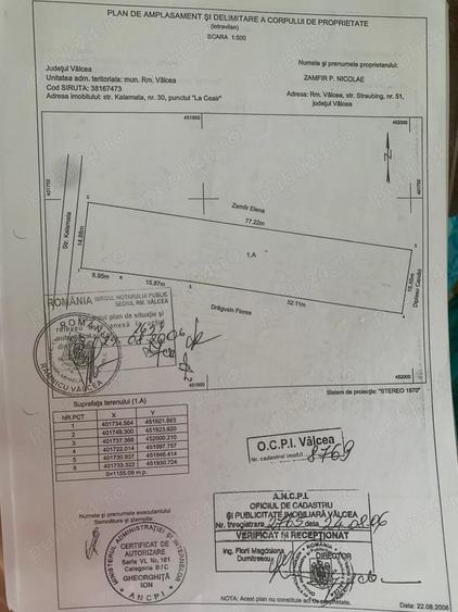 Inchiriez teren intravilan 1155 mp in Ramnicu Valcea - 1