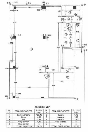 175 mp Spatiu comercial / birouri / retail Zona centrala Piatra Neamt - 3