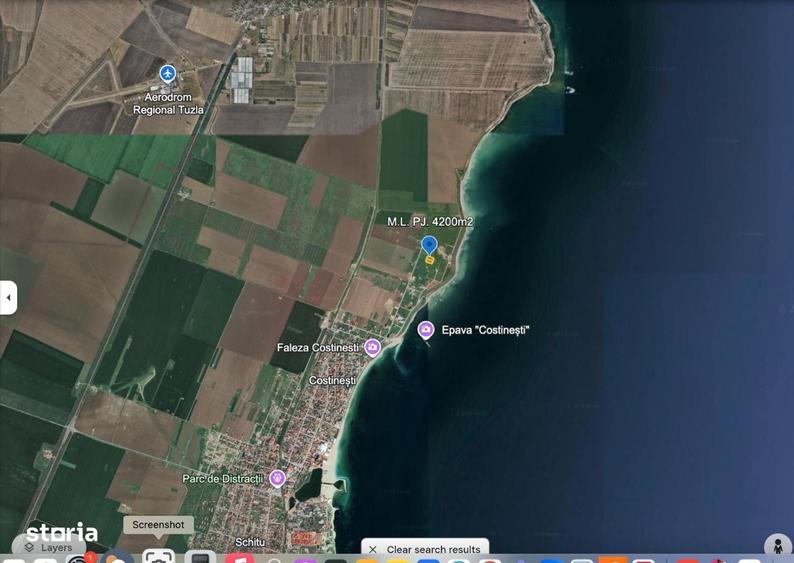 de vanzare 2 loturi teren intravilan de 2100 mp fiecare in Costinesti - 2