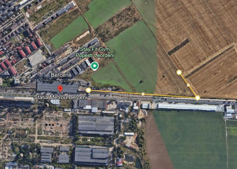 Metrou Berceni 10 loturi PUZ L1 3 fronturi stradale, langa parc - 1