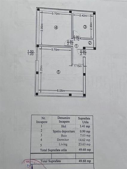 Apartament 2 camere - 50 mp - 68.000 euro ! - 7