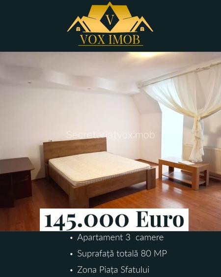 OPORTUNITATE DE INVESTITIE | Apartament 3 camere | Zona Piata Sfatului OPORTUNITATE DE INVESTITIE | Apartament 3 camere | Zona Piata Sfatului