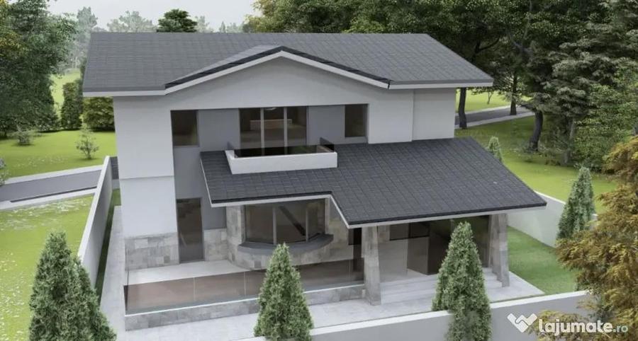 Super locatie, padure Rosu, vila in constructie 290 mp , te - 16