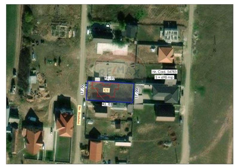 De vanzare teren intravilan cu fundatie si proiect de casa- Nojorid - 1