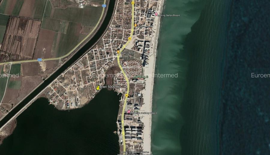 Teren de vanzare Mamaia Sat primul rand la lacul Siutghiol