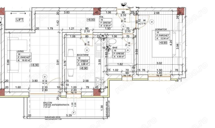Soarelui Braytim | Proiect Nou | Apartamente S.A.D.-uri | Lift - 8