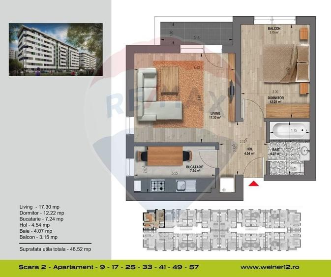 Apartament 2 camere, Militari Residence, Lidl - 12