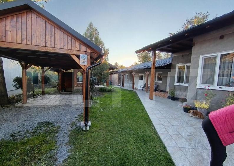 Casa cu 3 camere,baie, bucatarie,anexe.pivni?a teren 800 m - 9