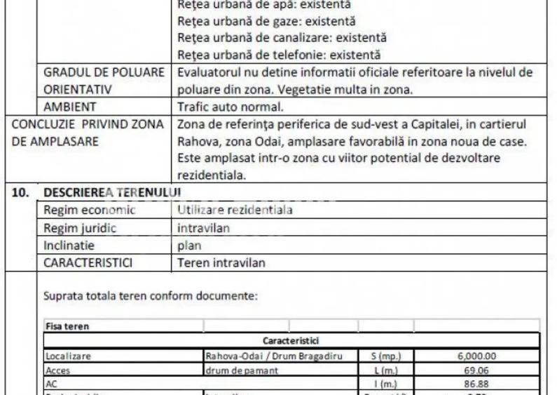 SECTOR 5 | Intravilan 6000MP-Deschidere 70ML | Parcelat - Ca - 6