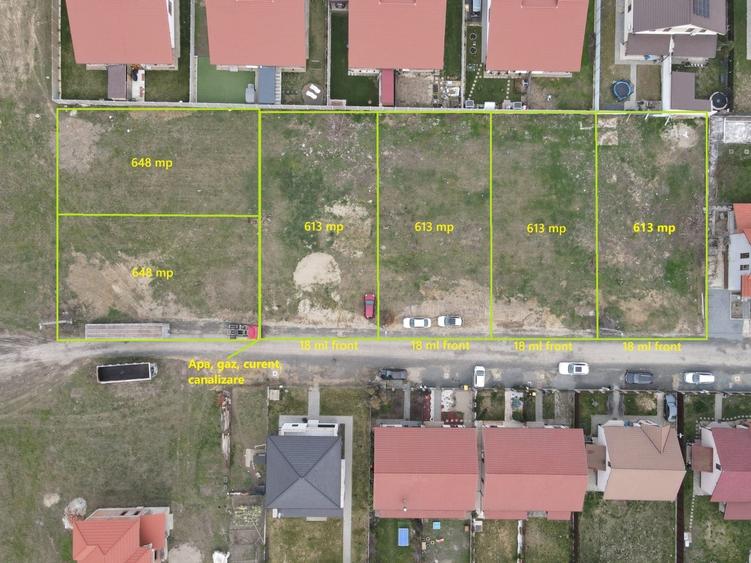 Teren 613 mp  zonă excelentă lângă Lidl 2 Comision 0 - 2