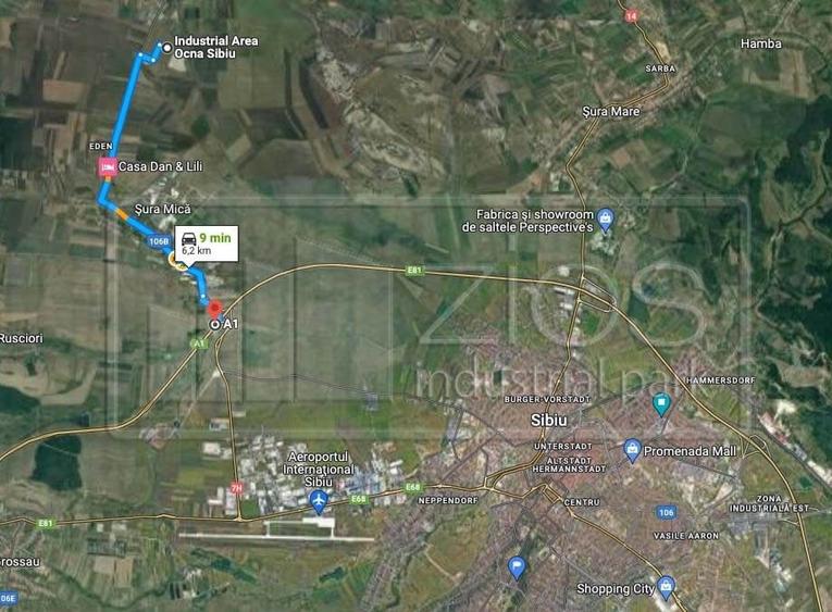 Teren industrial de vânzare intravilan, PUZ, utilități, drum asfaltat - 5