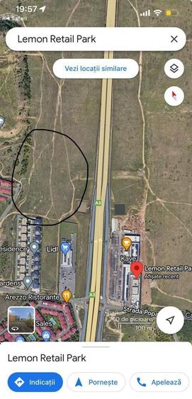 Teren intravilan, 2500 mp, regim inaltime P+6 Pipera - Autostrada A3 - 2